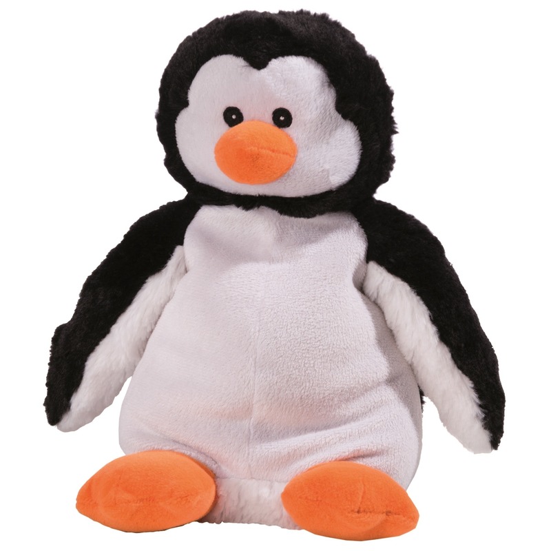 Opwarmbare knuffel Pinguin
