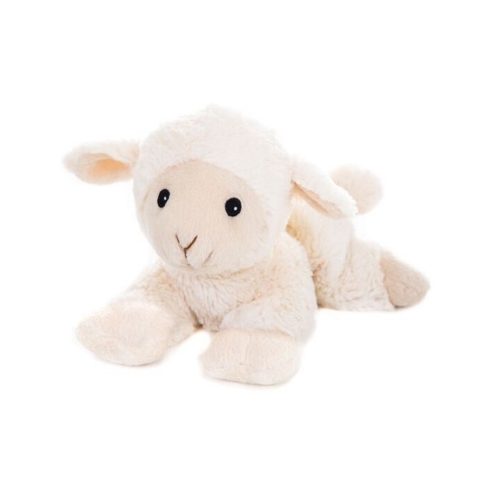 Afbeelding Opwarmbare knuffel schapen/lammeren wit door Animals Giftshop