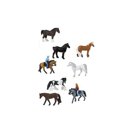 Afbeelding Paardjes speelgoed figuren setje door Animals Giftshop