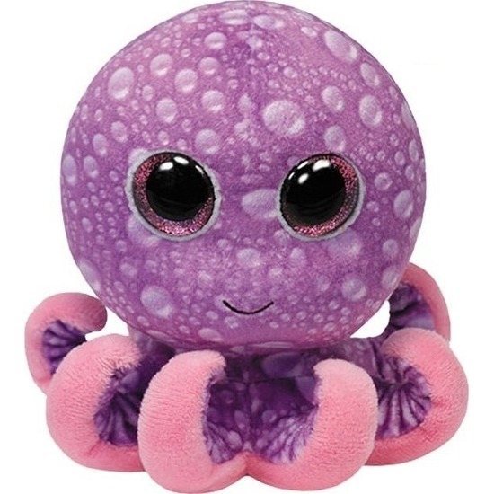 Paarse Ty Beanie octopus/inktvis knuffels Legs 15 cm knuffeldieren