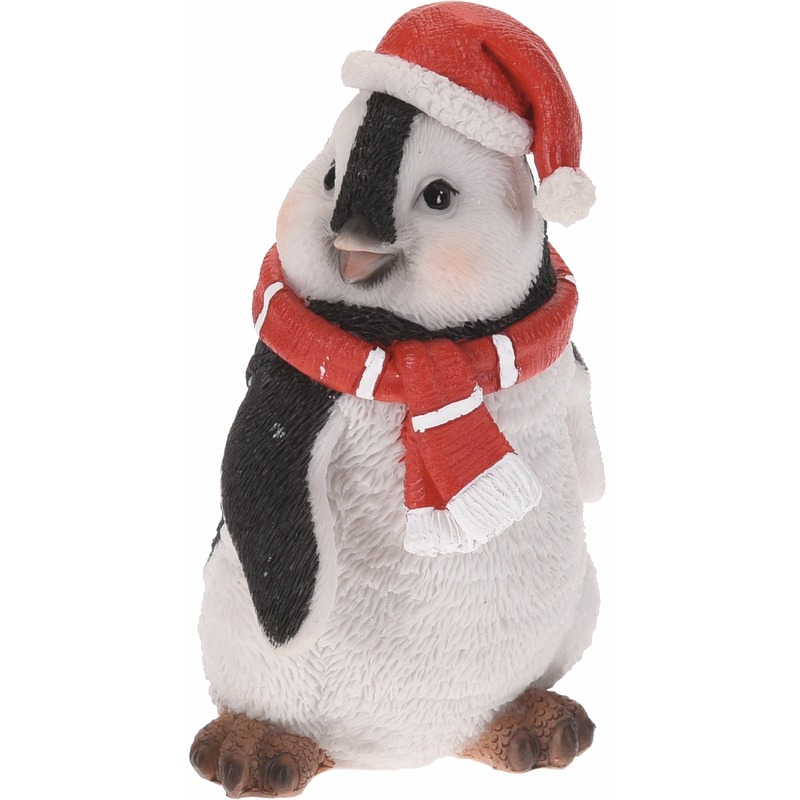 Pinguin kerstbeeldje 10 cm type 1