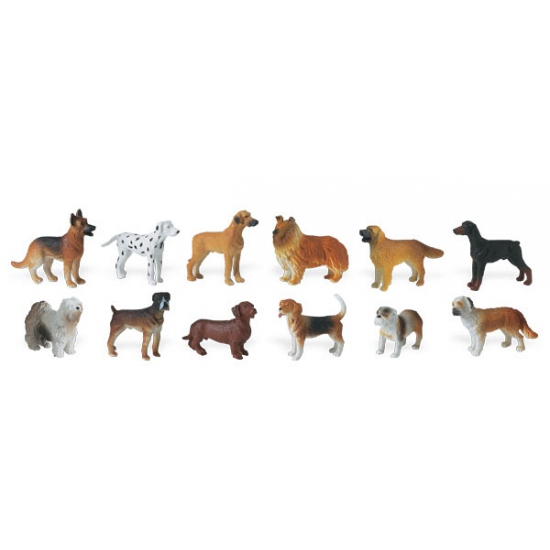Afbeelding Plastic diertjes hondenrassen door Animals Giftshop