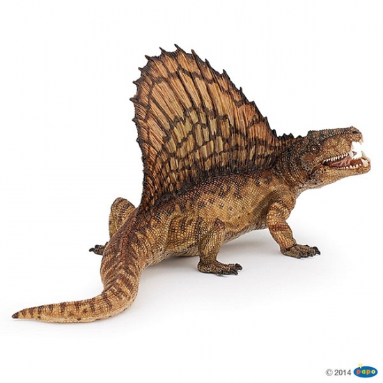 Plastic speelfiguur dimetrodon dinosaurus 16 cm