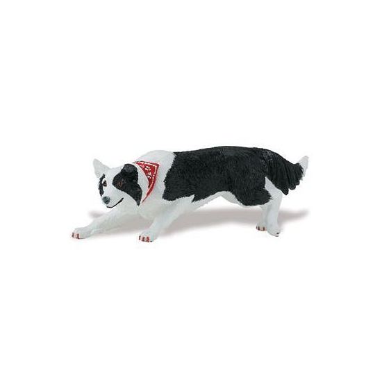 Afbeelding Plastic speelgoed Border Collie hond 12 cm door Animals Giftshop