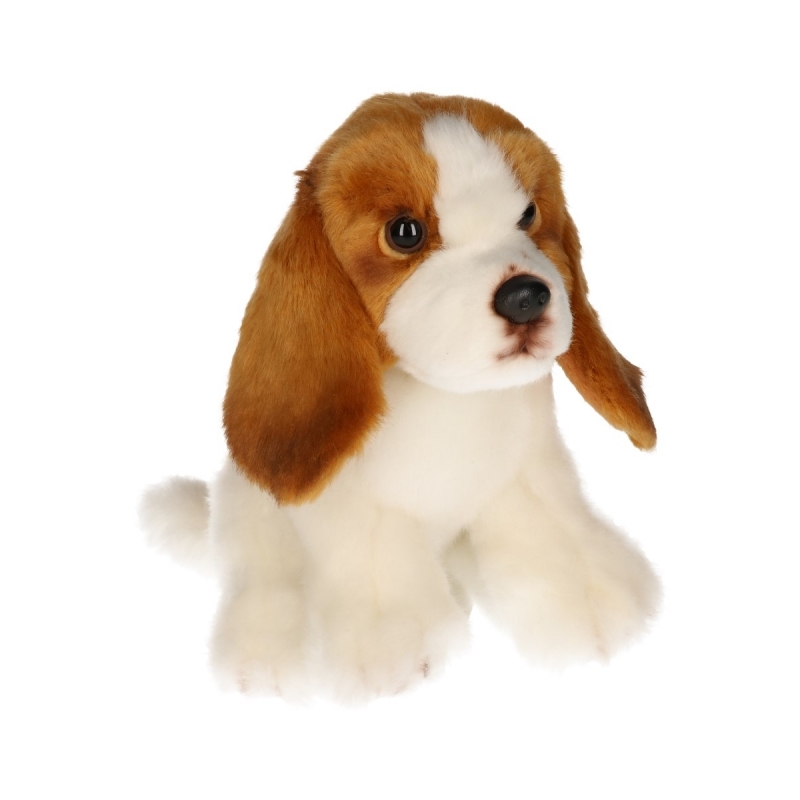 Pluche Basset hond 16 cm