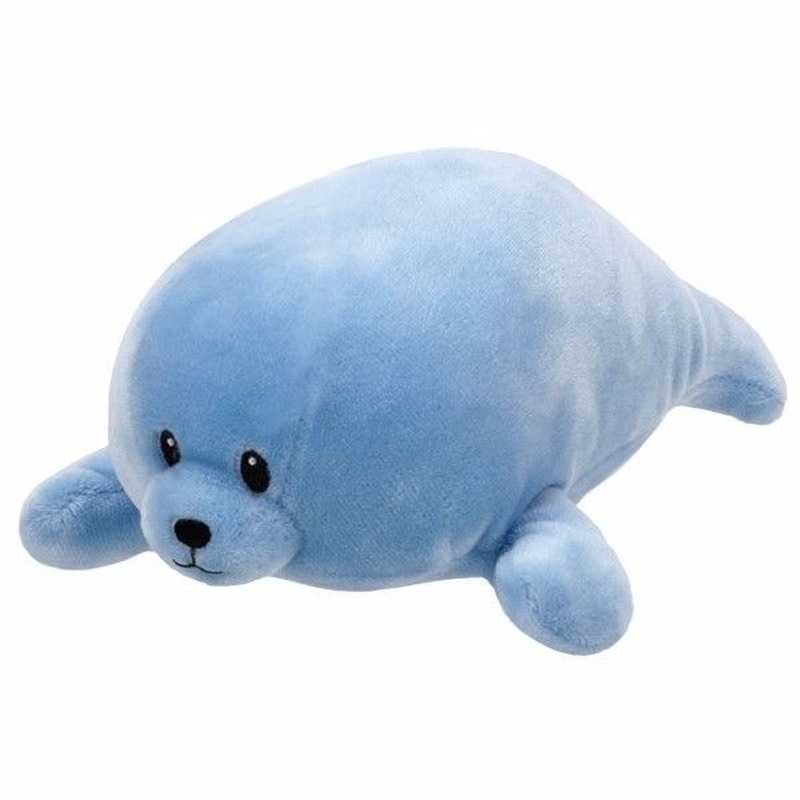Afbeelding Pluche blauw zeehondje Ty Beanie Baby Doodles 24 cm door Animals Giftshop