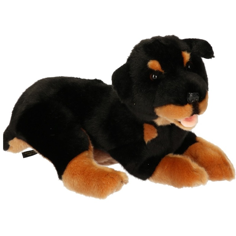 Afbeelding Pluche bruin/zwarte Rottweiler door Animals Giftshop