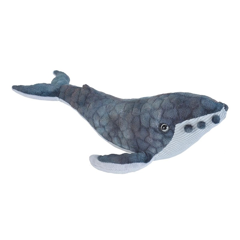 Afbeelding Pluche bultrug walvis dierenknuffel 20 cm door Animals Giftshop