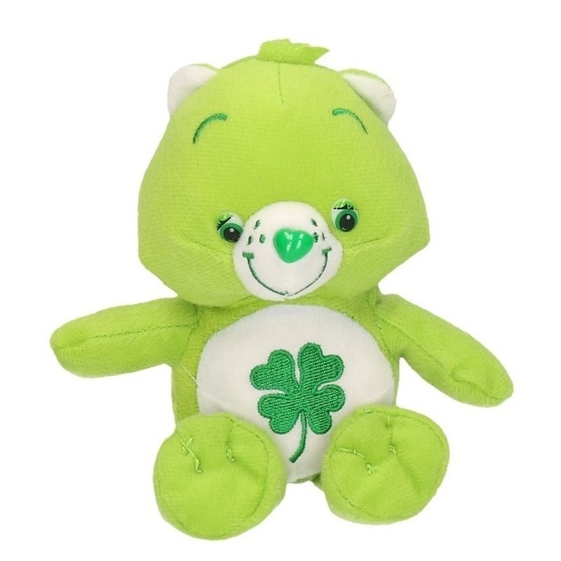 Pluche care bear groen 18 cm