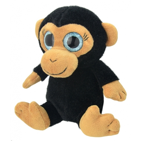 Afbeelding Pluche chimpansee aap knuffeldier 18 cm door Animals Giftshop