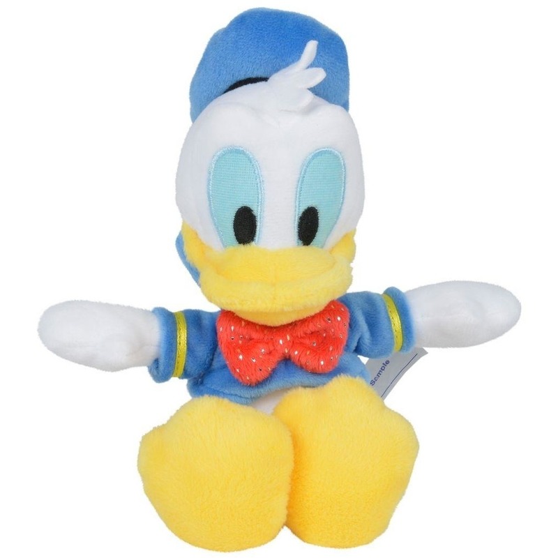 Pluche Donald Duck Disney knuffels 20 cm