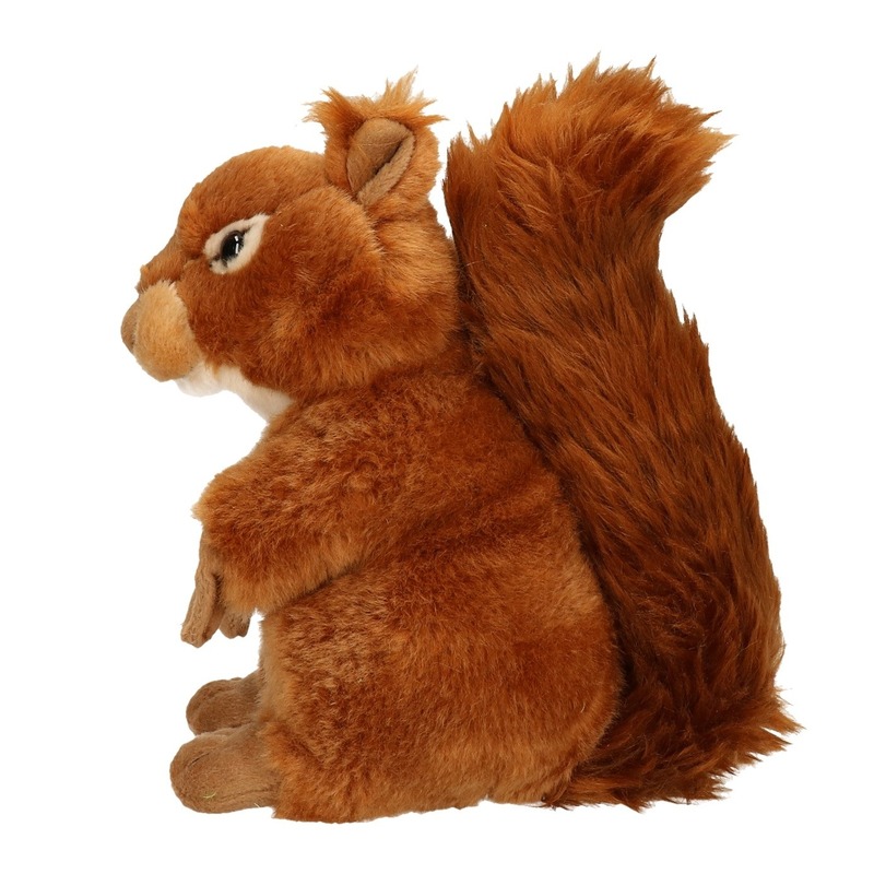 Afbeelding Pluche eekhoorn knuffel zittend 23cm door Animals Giftshop