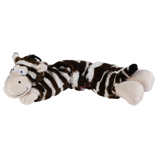Pluche hotpack knuffel zebra