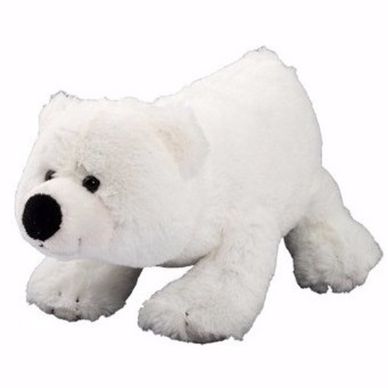 Afbeelding Pluche ijsbeer knuffeldier 17 cm door Animals Giftshop
