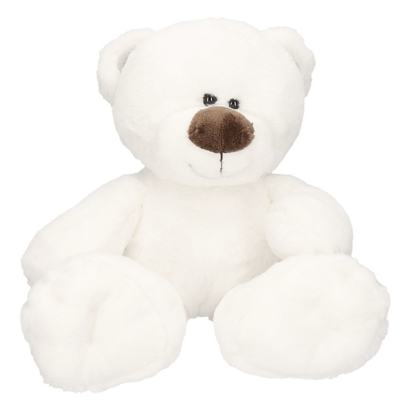 Pluche ijsberen/beren Bobo knuffels wit 38 cm