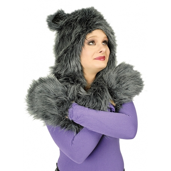 Afbeelding Pluche katje verkleed set door Animals Giftshop