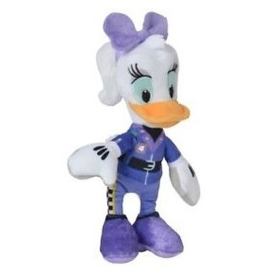 Pluche Katrien Duck racing Disney knuffels 17 cm