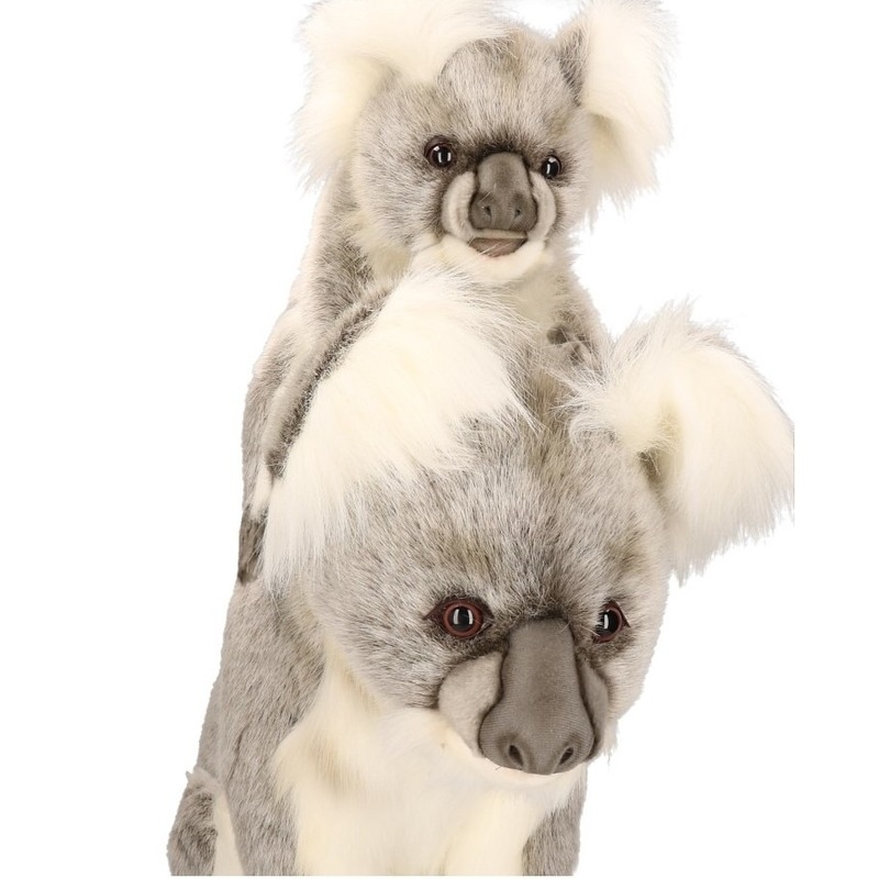 Afbeelding Pluche koala mama met baby 60 cm door Animals Giftshop