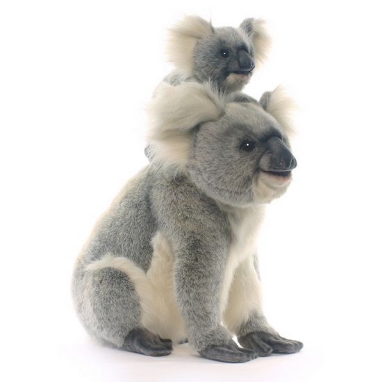 Afbeelding Pluche koala mama met baby 60 cm door Animals Giftshop