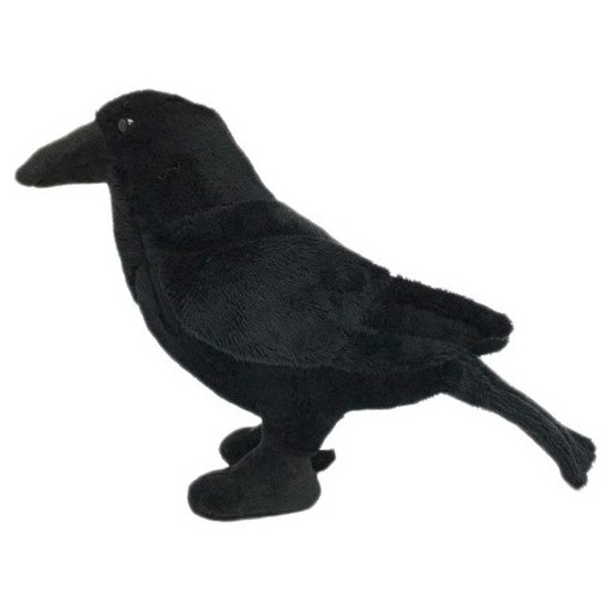 Afbeelding Pluche kraaien/raven vogel knuffels 18 cm door Animals Giftshop