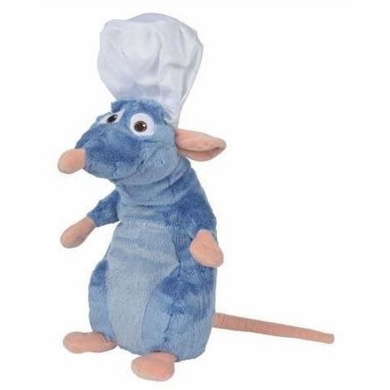 Pluche ratten Disney knuffel Remy Ratatouille 43 cm