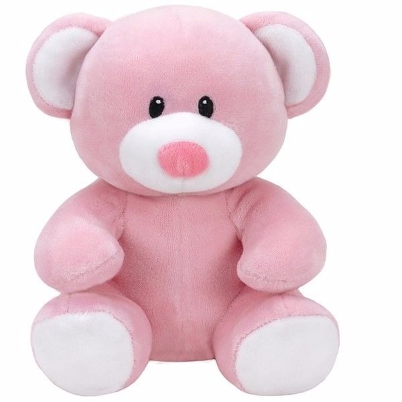 Pluche roze knuffelbeertje Ty Beanie Baby Princess 24 cm