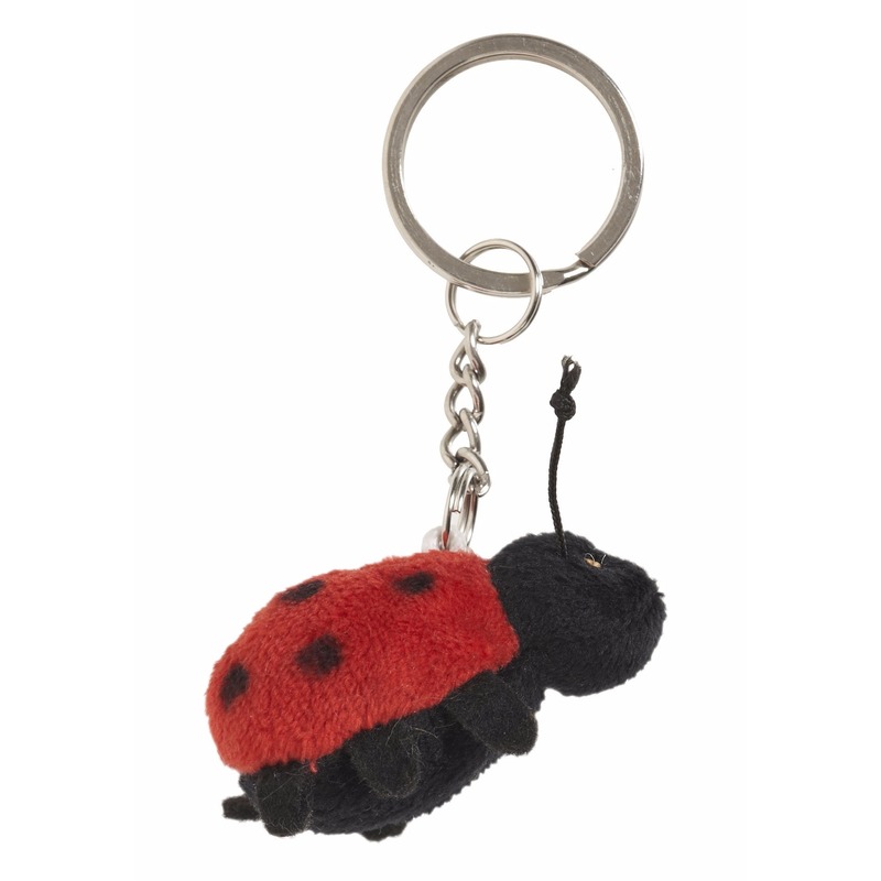 Afbeelding Pluche sleutelhanger lieveheersbeestje knuffel 6 cm door Animals Giftshop