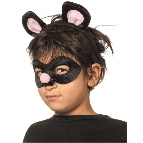 Afbeelding Rat oogmasker met diadeem voor kids door Animals Giftshop