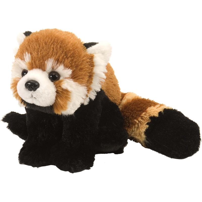 Rode panda knuffels 25 cm knuffeldieren