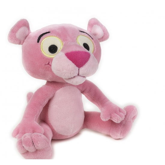 Roze Pink Panter baby knuffel 17 cm