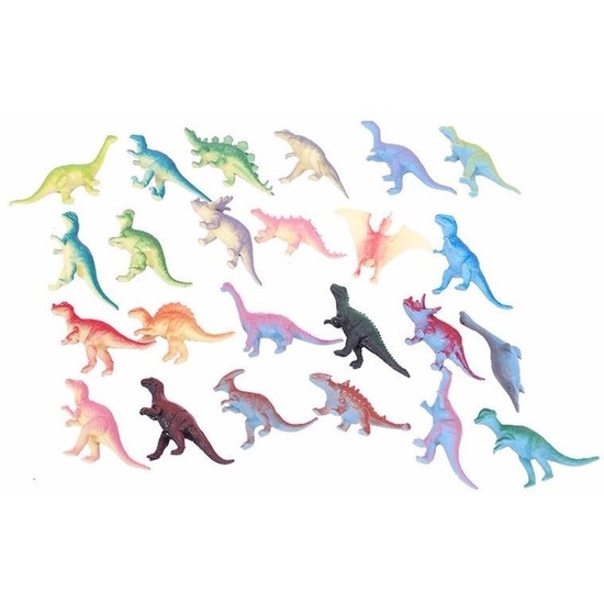 Afbeelding Speelgoed dinosaurussen 24 stuks door Animals Giftshop