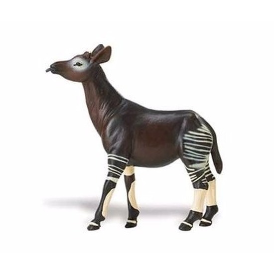 Afbeelding Speelgoed nep okapi 10 cm door Animals Giftshop