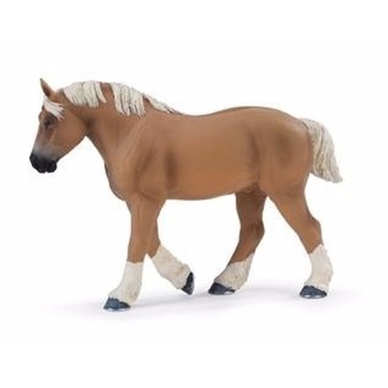 Speelgoed nep paard Brabander 13 cm