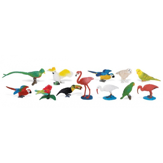 Afbeelding Speelset tropische vogels door Animals Giftshop
