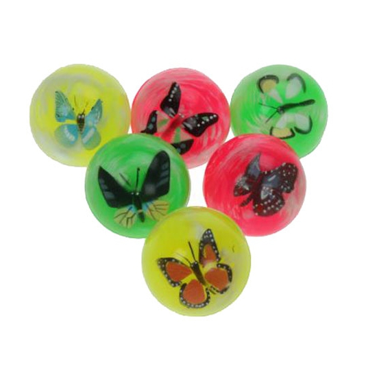 Afbeelding Stuiterbal met vlinder door Animals Giftshop