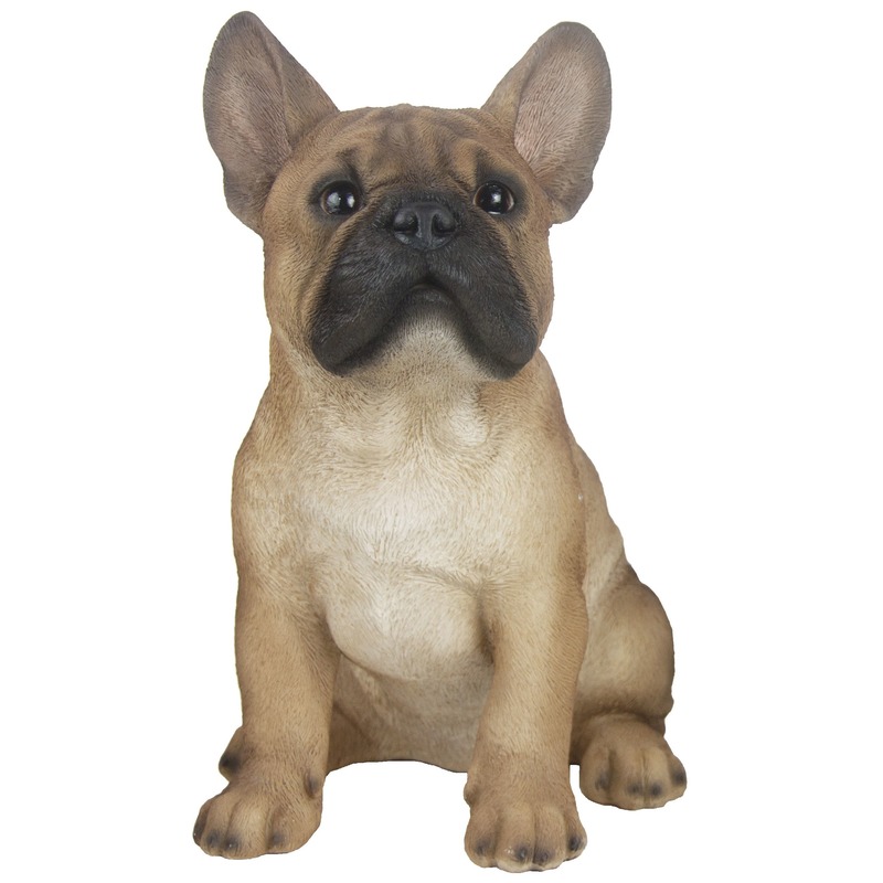 Afbeelding Tuinbeeld lichtbruine Franse Bulldog 29 cm door Animals Giftshop