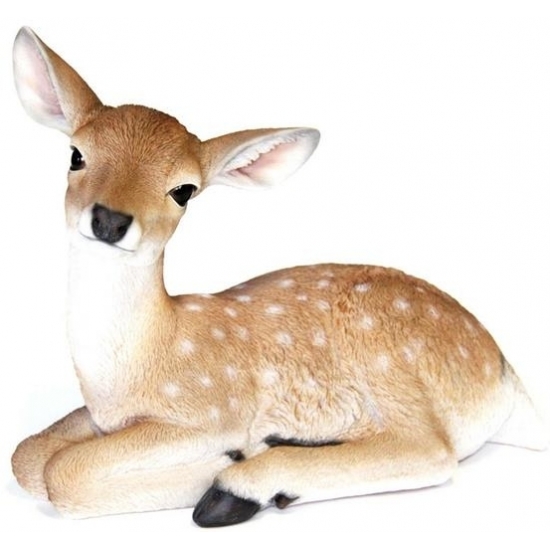 Afbeelding Tuinbeeldje jong damhertje 36 cm door Animals Giftshop