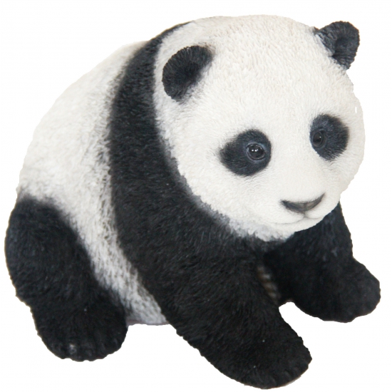 Afbeelding Tuinbeeldje pandabeer 14 cm door Animals Giftshop