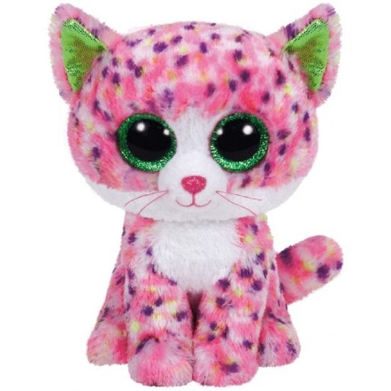 Ty Beanie Boo's pluche poes 15cm roze