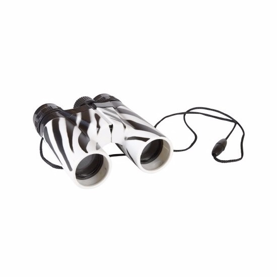 Afbeelding Verrekijker met zebraprint voor kinderen 11cm door Animals Giftshop