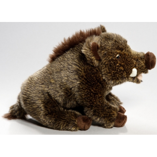 Afbeelding Wilde zwijn knuffeltje 28 cm door Animals Giftshop