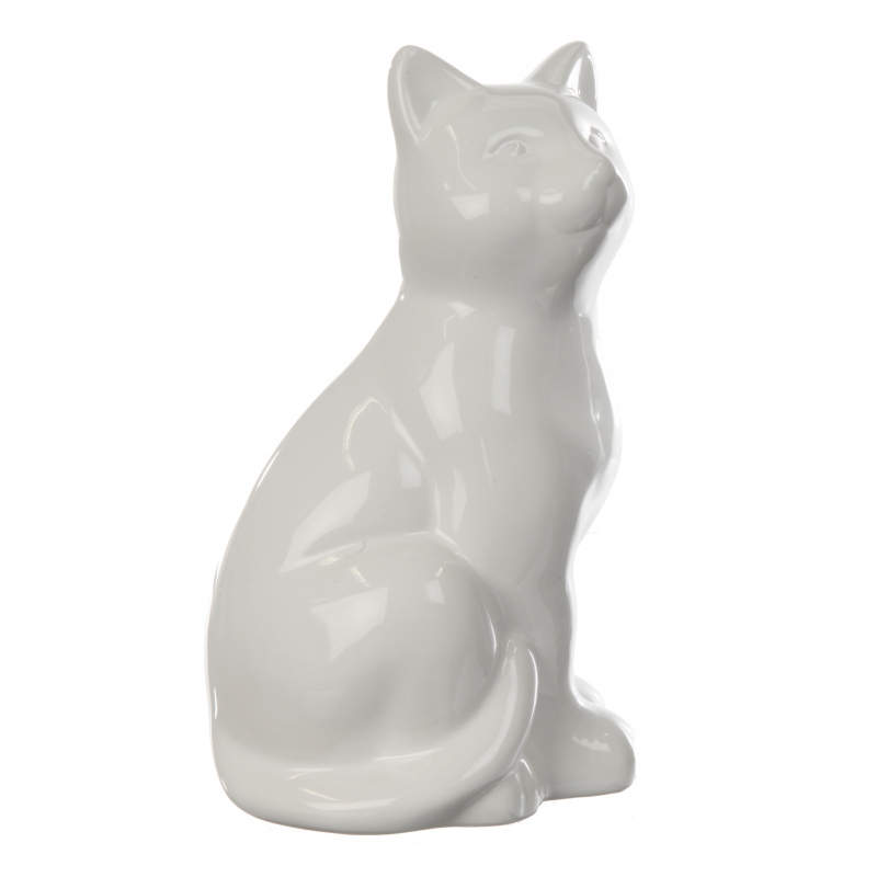 Afbeelding Witte katten / poezen spaarpot 20 cm door Animals Giftshop