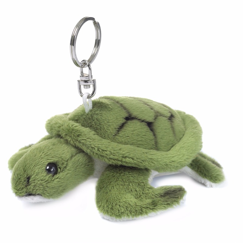 Afbeelding WNF pluche sleutelhanger schildpad door Animals Giftshop