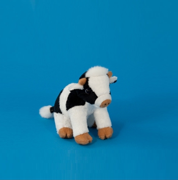 Afbeelding Zittende koe knuffel 15 cm door Animals Giftshop