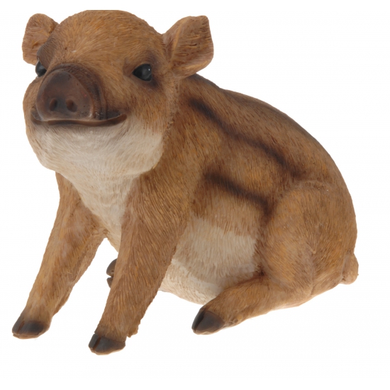 Afbeelding Zwijn beeldje zittend 21 cm door Animals Giftshop