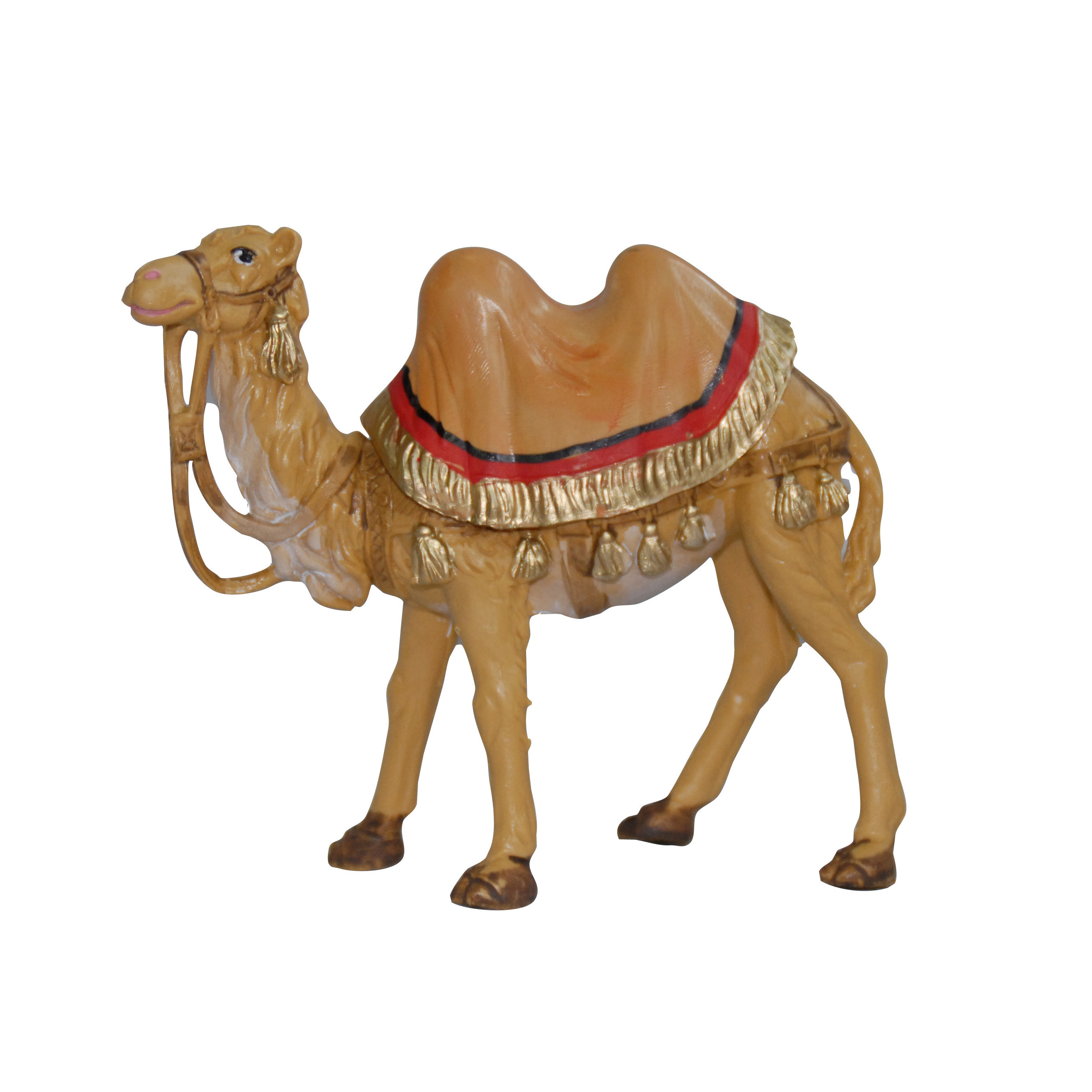 1x Kamelen miniatuur beeldjes 13 cm dierenbeeldjes