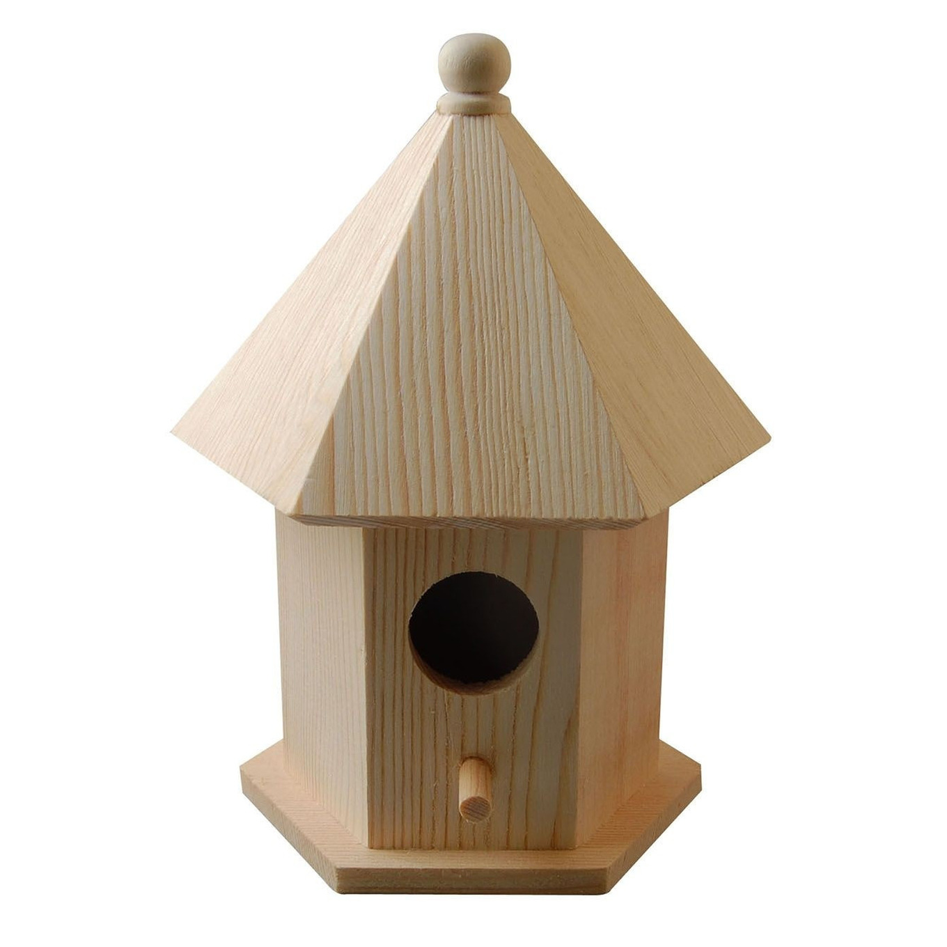 1x Vogelhuisje/nestkastjes van hout 16 cm