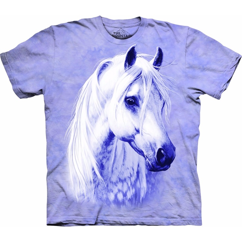 All-over print kids t-shirt met paard