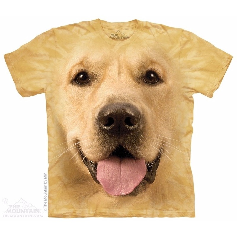 Afbeelding All-over print t-shirt met Golden Retriever hond door Animals Giftshop