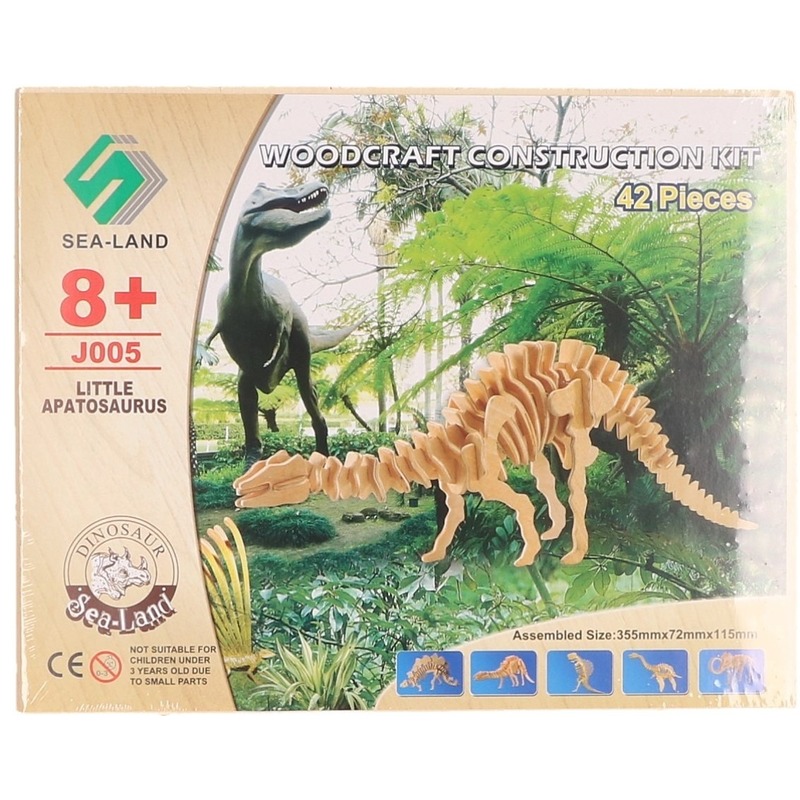 Apathosaurus bouwpakket hout